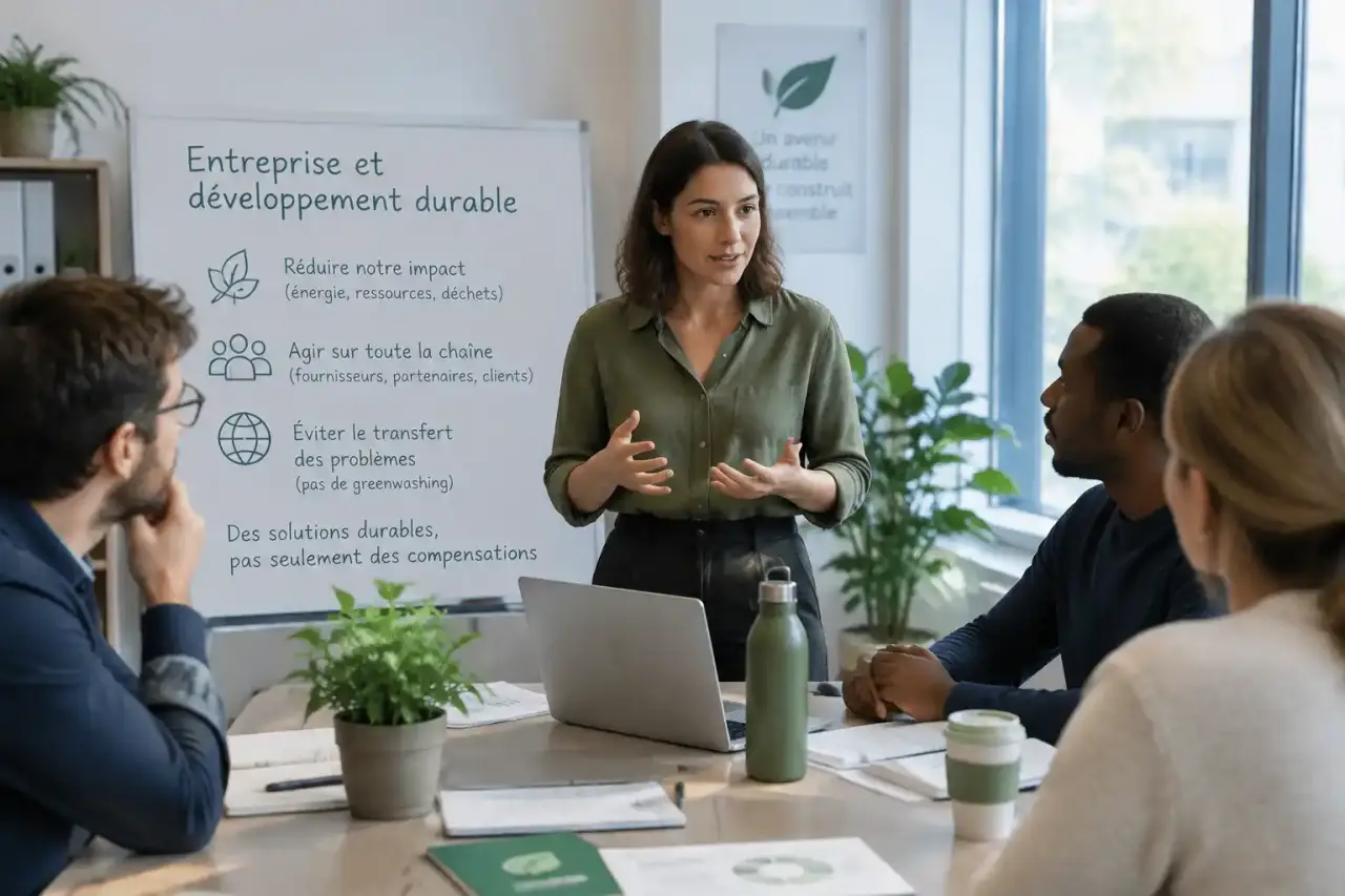 Entreprise et développement durable : réduire son impact sans déplacer les problèmes